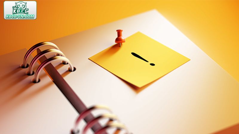 Rút Tiền K8CC - Hướng Dẫn Chi Tiết Quy Trình Thực Hiện 2 Một vài lưu ý đối với quy trình rút tiền K8CC