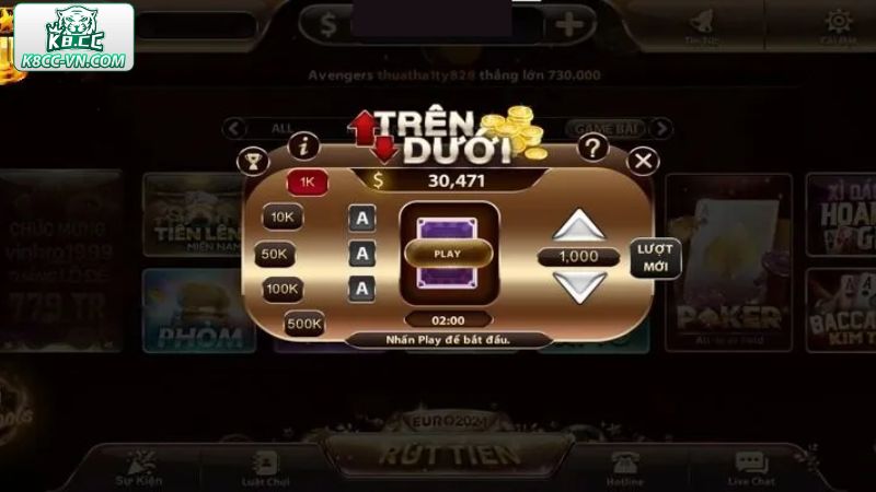 Trên Dưới - Kinh Nghiệm Cược Over Under Tại K8CC 2 Tổng hợp bài học chinh phục chiến thắng