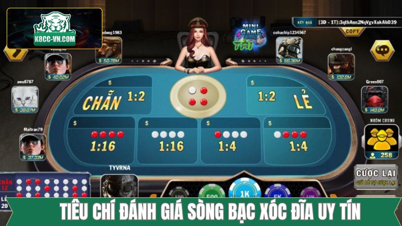 Sòng Bạc Xóc Đĩa Uy Tín - Điểm Đến An Toàn Cho Người Chơi 3 Tiêu chí tìm kiếm sòng bạc xóc đĩa đáng tin cậy