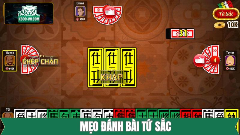 Bài Tứ Sắc - Trò Chơi Đổi Thưởng Đỉnh Cao Tại K8cc 3 Kinh nghiệm chơi tứ sắc chuẩn từ cao thủ