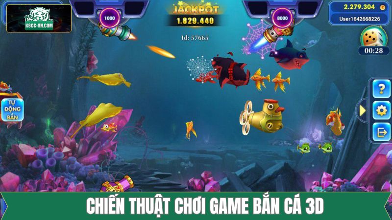 Bắn Cá 3D - Thế Giới Săn Thưởng Cực Đã Tại K8CC 3 Áp dụng phương pháp tiến - lùi - tiến trong bắn cá 3D
