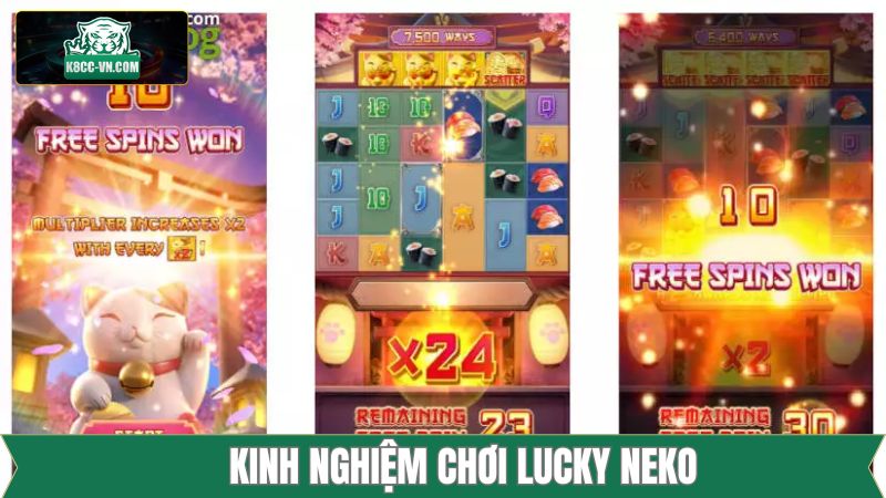 Lucky Neko - Game Slot Hiện Đại, Jackpot Cực Cao Tại K8cc 3 Kinh nghiệm chinh phục tiền vàng từ Lucky Neko