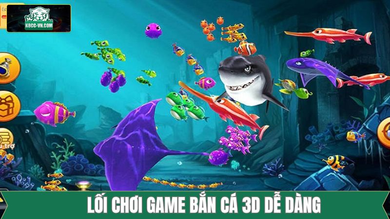 Bắn Cá 3D - Thế Giới Săn Thưởng Cực Đã Tại K8CC 2 Bắn cá 3D với lối chơi siêu dễ dàng